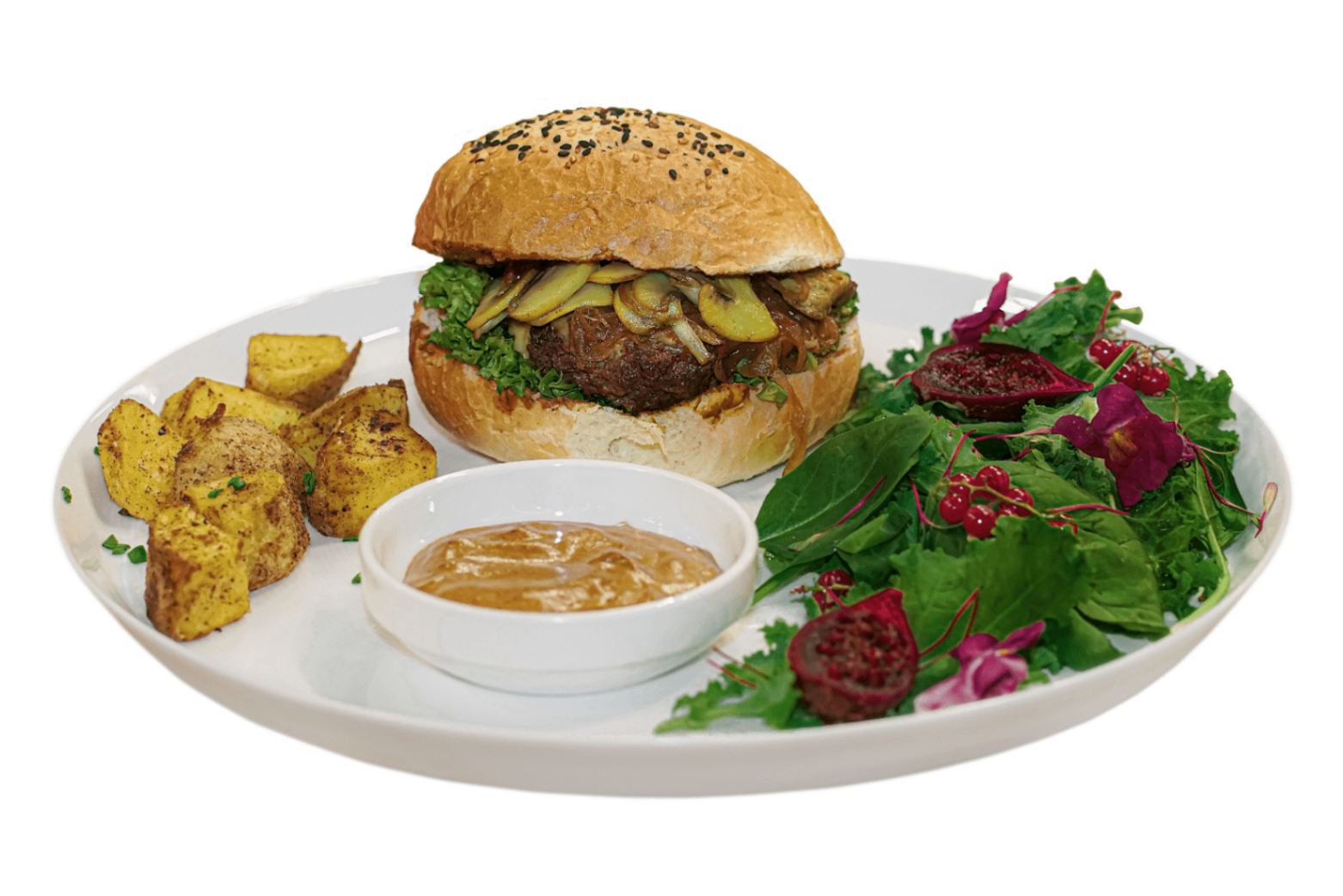 ماشروم برگر