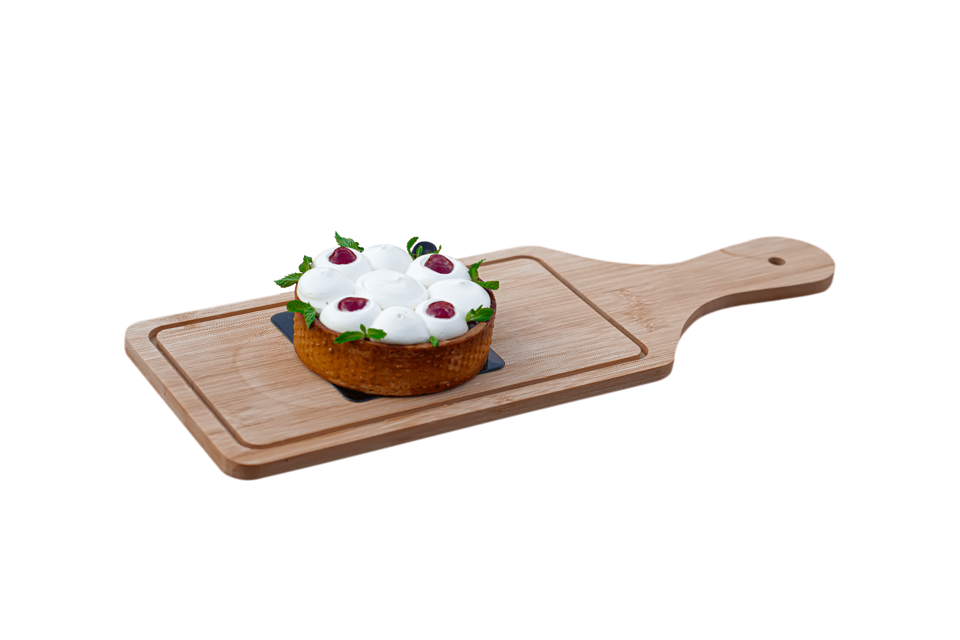 تارت توت فرنگی نعنا